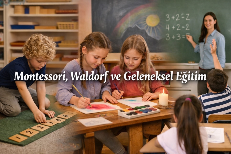 Montessori, Waldorf ve Geleneksel Eğitim Arasındaki Farklar